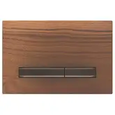 Geberit Sigma 50 Клавіша, чорний хром/горіх (115.671.JX.2)