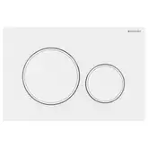 Geberit Sigma 20 Клавіша змиву, білий/матовий (115.882.01.1)