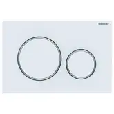 Geberit Sigma 20 Клавіша змиву, білий мат/хром (115.882.JT.1)