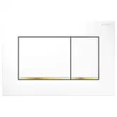 Geberit Sigma 30 Клавіша змиву, білий/золото (115.883.kk.1) (115.883.KK.1)