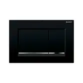 Geberit Sigma 30 Клавіша змиву, чорний/хром глянець (115.883.KM.1)