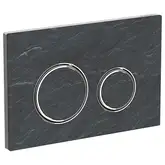 Geberit Sigma 21 Клавіша змиву, хром/сланець (115.884.JM.1)