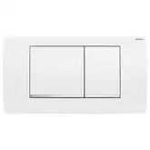 Geberit Twinline 30 Кнопка змиву, білий/хром (115.899.KJ.1)