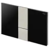 Панель смыва Viega Prevista Visign for Style 24 корпус - чёрный насыщенный, кнопка - нерж. сталь (773328)