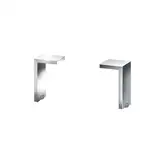 Duravit L-CUBE ножки для тумбы, 2 шт., хром (UV999300000)