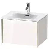 Тумба подвесная под раковину Duravit XViu 61 x 48 см, белый глянцевый (XV40320B122)
