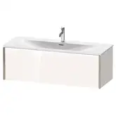 Тумба подвесная под раковину Duravit XViu 121 x 48 см, белый глянцевый (XV40360B122)