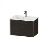Тумба подвесная компакт, под раковину Duravit XViu 61 x 39 см, орех брашированный (XV40780B169)