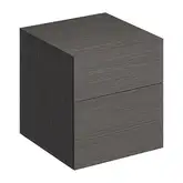 Шкафчик Geberit Xeno2 с двумя выдвижными ящиками 51 х 45 х 46,2 см, фасад - серый дуб (500.504.43.1)