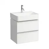 Laufen SPACE тумба 520*735*385 (410), с компактным сифоном, для умыв. 8.10.28.5 белая матовая (H4101821601001)