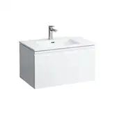 Laufen PRO S тумба, в комплекте с умывальником 80*50см, белый глянец (H8609634751041)