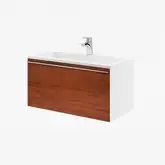 Ravak Тумба под раковину SD Clear 80x38x42 см белый/черешня (X000000758)