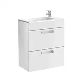 Умивальник Roca Debba 605х360 мм + тумба під умивальник, білий (A855905806)