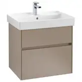 Тумба под умывальник с LED подсветкой 60,4 см Villeroy & Boch Collaro (Truffle Grey) (C009L0VG)