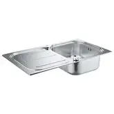 GROHE Мийка для кухні 860 x 500 мм з ексцентриком, 1 чаша, матова (31563SD0)