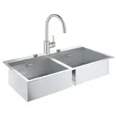 Набор Grohe мойка кухонная K800 31585SD0 + смеситель Concetto 32663DC3 (31585SD032663DC3)