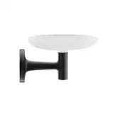 Мыльница подвесная Duravit Starck T, чёрный матовый/матовое стекло (0099334600)