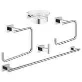 Набір аксесуарів 5 в 1 Grohe Essentials Cube New (40758001)