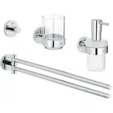 Набір аксесуарів 4 в 1 Grohe Essentials New (40846001)