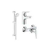 Grohe Комплект смесителей BauFlow 3 в 1 для душа (121630S)