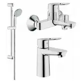 Набір змішувачів для ванни S-Size Grohe BauLoop (123214S)