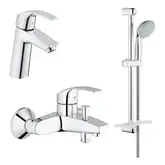 Набір змішувачів Grohe Eurosmart M-Size для ванної кімнати (123246M)