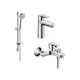 Набор смесителей для ванны 3-в-1 Hansgrohe Talis E (цвет - хром) (71742773)