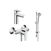 Набор смесителей для душа 3-в-1 Hansgrohe Talis E (цвет - хром) (71762773)