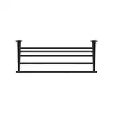 Полочка для полотенец 610 х 232 мм Duravit Starck T, чёрный матовый (0099444600)