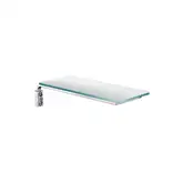 Полочка 200 мм Hansgrohe Crometta (цвет - хром/стело прозрачное) (26511000)