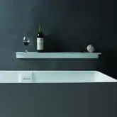 Volle Полочка 45*12*6,5см каменная Solid surface (18-40-114)