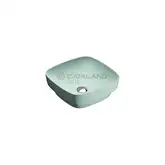 Раковина накладная на столешницу Catalano Green Lux / Colori 40 х 40 см, зелёный матовый (140AGRLXVS)