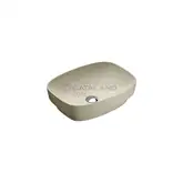 Раковина накладная на столешницу Catalano Green Lux / Colori 50 х 38 см, серый матовый (150AGRLXGS)