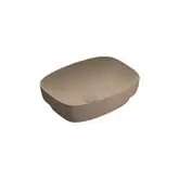 Раковина накладная на столешницу Catalano Green Lux / Colori 50 х 38 см, коричневый матовый (150AGRLXMS)
