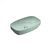 Раковина накладная на столешницу Catalano Green Lux / Colori 65 х 40 см, зелёный матовый (165AGRLXVS)