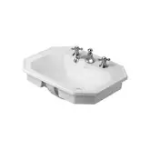 Встраиваемая раковина Duravit 1930 580 х 470 мм (3 отверстия для смесителя) (0476580030)