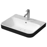 Раковина накладная на столешницу Duravit Happy D.2 Plus 60 х 46 см, белый/антрацит матовый (2360606100)