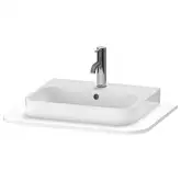 Консоль с 1 одним вырезом Duravit Happy D.2 Plus 65 х 48 см, белый шелковисто-матовый лак (HP031B03636)
