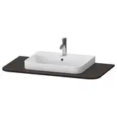 Консоль с 1 одним вырезом Duravit Happy D.2 Plus 100 х 55 см, орех брашированный (HP031E06969)