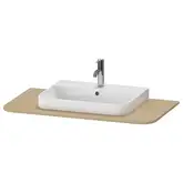 Консоль с 1 одним вырезом Duravit Happy D.2 Plus 100 х 55 см, дуб средиземноморский (HP031E07171)