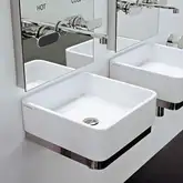 Раковина накладная на столешницу Flaminia Miniwash 40 х 40 х h13 см (MWL40)