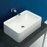 Раковина накладная на столешницу Flaminia Nile 62 х 40 х h20 см (NL62H20)