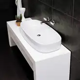 Раковина накладная на столешницу Flaminia Step 110 х 50 х h17,5 см (SE412)
