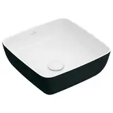 Раковина накладная на столешницу Villeroy & Boch Artis 41 х 41 см, white/black (417841BCT8)