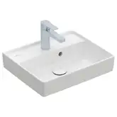 Маленькая (мини) раковина 45 х 37 см Villeroy & Boch Collaro (альпийский белый, с переливом) (43344501)
