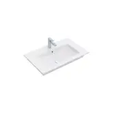 Villeroy & Boch VERITY LINE умывальник 80*50см, цетр.отвестие под смес.выбито, с переливом, цвет белый альпин (4A128L01)