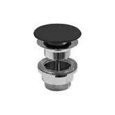Донный клапан push-button для раковины с переливом Catalano, чёрный матовый (5POSCNS)