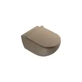 Унитаз подвесной Catalano Sfera с сиденьем Soft Closе, коричневый матовый (1VSF54RMS + 5SCSTPMS)