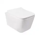 Qtap Crow Унитаз подвесной, безободковый, белый (QT05335170W)