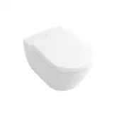 Villeroy & Boch SUBWAY унитаз 37*56см, подвесной, с вертикальным смывом, цвет Star White CeramicPlus (660010R2)